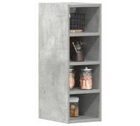 FUDUGEHMIOFWFJJ armadio sospeso,pensili,pensile legno,pensile cucina scolapiatti,Mobile Pensile Grigio Cemento 20x29,5x60 cm Legno MultistratoPer l'uso in cucina