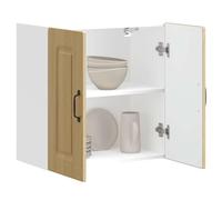 FUDUGEHMIOFWFJJ armadio sospeso,pensili,pensile legno,pensile cucina scolapiatti,Pensile da Cucina Kalmar Rovere Sonoma in Legno MultistratoPer l'uso in cucina