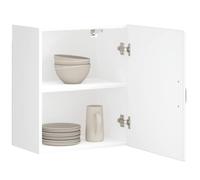 FUDUGEHMIOFWFJJ armadio sospeso,pensili,pensile legno,pensile cucina scolapiatti,Pensile da Cucina Lucca Bianco in Legno MultistratoPer l'uso in cucina