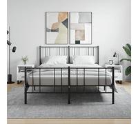 FUDUGEHMIOFWFJJ Comodini 2 pz Bianco Lucido Modern Nightstand with Drawer and Shelf, Engineered Wood Bedside Table 40x35x47.5 cm for Bedroom Living Room Storage