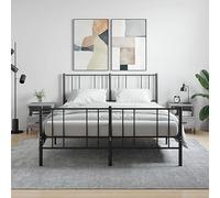 FUDUGEHMIOFWFJJ Comodini 2 pz Grigio Sonoma Nightstand Set with Drawer and Shelf, Modern Bedside Tables 40x35x47.5 cm Engineered Wood Storage for Bedroom Living Room