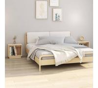 FUDUGEHMIOFWFJJ Comodini 2 pz Legno Massello di Pino 40x30x40 cm Modern Nightstands with Storage for Bedroom Living Room Organize Books Magazines Remote Control