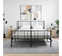 FUDUGEHMIOFWFJJ Comodini 2 pz Modern Nightstands with Drawers, Sonoma Oak Finish Engineered Wood Bedside Tables 40x35x47.5 cm for Bedroom Living Room Storage