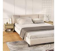 FUDUGEHMIOFWFJJ Comodini 2 pz Rovere Sonoma 45x34x44 cm in Truciolato, Nightstand Set of 2 with Storage Drawers, Modern Bedroom Furniture for Bedside Organization