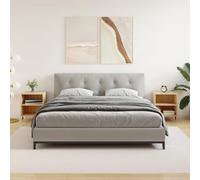 FUDUGEHMIOFWFJJ Comodini 2 pz Rovere Sonoma Nightstands 40x30x50 cm in Legno Multistrato with Storage Shelves, Bedroom Furniture with Wall Mounting Kit