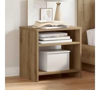 FUDUGEHMIOFWFJJ Comodini 2pz Rovere Artigianale 40x30x40 cm Truciolato Industrial Design Nightstands with Storage Space, Bedroom Living Room Furniture