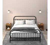 FUDUGEHMIOFWFJJ Comodini 2pz Rovere Fumo 40x35x50 cm Nightstand Set of 2 Bedroom Furniture with Storage Space Engineered Wood Side Tables for Living Room Bedside