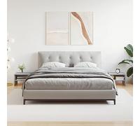 FUDUGEHMIOFWFJJ Comodini Grigio Sonoma 2-Piece Nightstand Set 40x30x30 cm Multilayer Wood Bedside Tables with Storage Drawers for Bedroom Living Room Modern Furniture