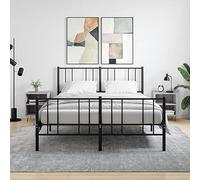 FUDUGEHMIOFWFJJ Comodini Grigio Sonoma 2 pz Nightstand Bedside Table with 2 Drawers, Engineered Wood Multilayer, 40x30x50 cm, Modern Bedroom Furniture Storage Organizer