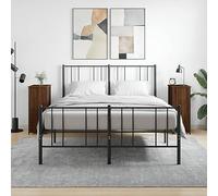 FUDUGEHMIOFWFJJ Comodini Rovere Marrone 2 pz 32x42x80 cm in Legno Multistrato Industrial Design Bedside Tables with Storage Shelves and Adjustable Feet for Bedroom Living Room