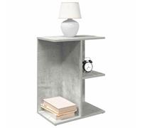 FUDUGEHMIOFWFJJ Comodino Grigio Cemento Nightstand with 3 Drawers, Multilayer Wood Bedside Table 46.5x29x61cm, Modern Bedroom Furniture with Large Storage Space