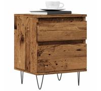 FUDUGEHMIOFWFJJ Comodino Leggo Antico 40x35x50 cm Multilayer Wood Nightstand with Drawer, Vintage Bedside Table for Bedroom, Living Room, Classic Design Furniture Storage Solution