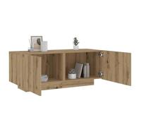 FUDUGEHMIOFWFJJ Comodino Rovere Artigianale 100x35x40 cm in Legno Multistrato, Modern Nightstand with Storage Shelf, Bedroom Side Table for Living Room and Office