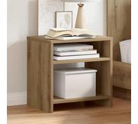 FUDUGEHMIOFWFJJ Comodino Rovere Artigianale 40x30x40 cm in Legno Multistrato with 2 Compartments, Industrial Design Nightstand with Storage Space, Bedside Table for Bedroom Living Room
