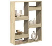 FUDUGEHMIOFWFJJ Divisorio Rovere Sonoma Room Divider 100x33x135 cm in Truciolato, Modern Wooden Partition Screen for Home Office Living Room, Space Saver with Stylish Design and Easy Assembly