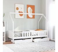 FUDUGEHMIOFWFJJ Giroletto per Bambini con Cassetti 90x190cm Legno Massello PinoAdatto per la camera da letto e l'ufficio