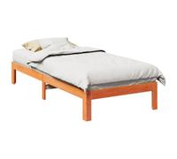 FUDUGEHMIOFWFJJ Giroletto senza Materasso Marrone Cera 90x200 cm Massello PinoAdatto per la camera da letto e l'ufficio