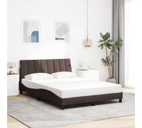 FUDUGEHMIOFWFJJ Giroletto senza Materasso Marrone Scuro 140x190 cm TessutoAdatto per la camera da letto e l'ufficio