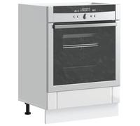 FUDUGEHMIOFWFJJ lavanderia mobili,ante per armadio a muro,mobile dispensa cucina,Armadio Forno Lucca Bianco Lucido in Legno MultistratoPer l'uso in cucina