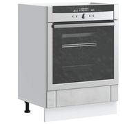 FUDUGEHMIOFWFJJ lavanderia mobili,ante per armadio a muro,mobile dispensa cucina,Armadio Forno Lucca Grigio Cemento in Legno MultistratoPer l'uso in cucina