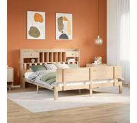 FUDUGEHMIOFWFJJ Letto Libreria senza Materasso 180x200 cm in Legno di PinoAdatto per la camera da letto e l'ufficio