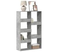 FUDUGEHMIOFWFJJ Libreria Grigio Cemento Modern Bookshelf 100x33x155.5 cm Multilayer Wood Storage Unit for Living Room & Office, Durable & Stylish Furniture with Adjustable Shelves