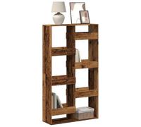 FUDUGEHMIOFWFJJ Libreria Legno Antico 100x33x175 cm Bookcase in Multilayer Wood, Vintage Style Shelf for Living Room & Office, Sturdy Storage Furniture with 5 Shelves, Classic Brown Finish