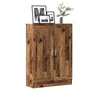 FUDUGEHMIOFWFJJ Libreria Legno Antico Bookcase 82.5x30.5x115 cm in Particle Board, Vintage Style Bookshelf with 5 Shelves for Living Room, Bedroom, Office, Sturdy and Spacious Storage Furniture