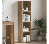 FUDUGEHMIOFWFJJ Libreria Rovere Artigianale 36x30x143 cm - Handmade Wooden Bookshelf for Living Room Office Elegant Multilayer Plywood Design Sturdy & Spacious Storage Solution