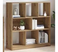 FUDUGEHMIOFWFJJ Libreria Rovere Artigianale 97.5x29.5x100 cm Bookshelf, Multilayer Wood Bookcase with Elegant Design, Sturdy Storage Shelf for Living Room, Bedroom, Office, Study Room