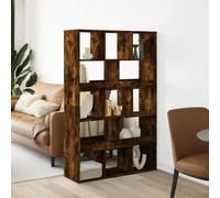 FUDUGEHMIOFWFJJ Libreria Rovere Fumo 100x33x156.5 cm Bookshelf in Truciolato Wood, Modern Tall Bookcase with 5 Shelves for Living Room & Office, Sturdy Storage Furniture for Home Decor