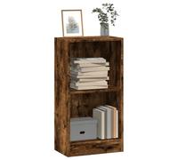 FUDUGEHMIOFWFJJ Libreria Rovere Fumo 40x24x76 cm in Truciolato - Modern Bookshelf with Spacious Storage for Living Room Bedroom - Durable Multilayer Wood, Easy to Clean, Wall Mountable Shelf Unit