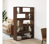 FUDUGEHMIOFWFJJ Libreria Rovere Marrone 100x33x156.5 cm in Truciolato, Modern Wood Bookcase with 5 Shelves, Sturdy Storage Shelf for Living Room Bedroom Office, Easy Assembly, Brown Oak Finish