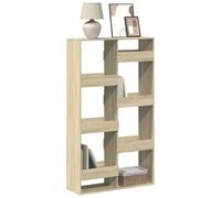 FUDUGEHMIOFWFJJ Libreria Rovere Sonoma 100x33x175 cm Bookshelf in Multilayer Wood, Modern Oak Finish Storage Shelf for Living Room Bedroom Office, Sturdy & Spacious Design, Easy Assembly
