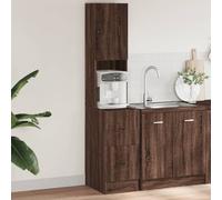 FUDUGEHMIOFWFJJ mobile cucina dispensa,dispensa cucina,armadietto,Mobile da Cucina Rovere Marrone 35x50x180 cm Legno MultistratoPer l'uso in cucina
