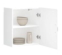 FUDUGEHMIOFWFJJ mobile pensile cucina,pensili,ensili da forno,pensile cucina scolapiatti,Pensile da Cucina Kalmar Bianco in Legno MultistratoPer l'uso in cucina
