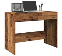 FUDUGEHMIOFWFJJ Scrivania Legno Antico 101x50x76,5 cm in Legno Multistrato con 2 Cassetti, Scrivania da Ufficio e Casa, Tavolo Computer Durevole Facile da Pulire, Design Moderno per Studio e Scuola