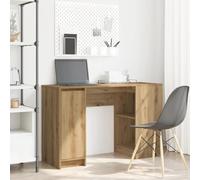 FUDUGEHMIOFWFJJ Scrivania Rovere Artigianale 120x42x76 cm in Legno Multistrato - Modern Office Desk with Large Storage Space, Sturdy & Durable Workstation for Home Office, Study Room, and Living Area