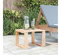 FUDUGEHMIOFWFJJ Tavolino da Giardino in Legno Massello di Pino 40x38x28,5 cm - Rustic Outdoor Side Table for Terrace, Balcony, Veranda - Sturdy Slatted Top, Natural Wood Grain, Max Load 70 kg