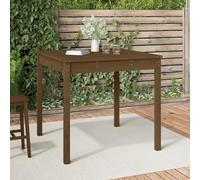 FUDUGEHMIOFWFJJ Tavolo da Giardino Ambra 82.5x82.5x76 cm Legno Massello di Pino - Solid Wood Outdoor Table for Garden, Patio, Balcony Weather Resistant Easy Assembly - Modern Square Dining Table
