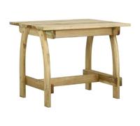 FUDUGEHMIOFWFJJ Tavolo da Giardino in Legno di Pino Impregnato 110x74x75 cm, Elegante e Resistente, Ideale per Esterni, Terrazza o Cortile, Design Moderno, Facile Assemblaggio, Durevole e Pratico