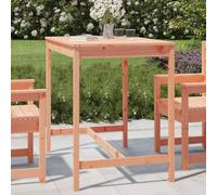 FUDUGEHMIOFWFJJ Tavolo da Giardino in Legno Massello di Douglas 121x82,5x110cm, Grande Tavolo da Esterno Resistente alle Intemperie, Ideale per Terrazza Giardino e Balcone, Design Moderno e Durevole