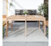 FUDUGEHMIOFWFJJ Tavolo da Giardino in Legno Massello di Pino 159.5x82.5x76 cm, Large Outdoor Dining Table for Garden Patio Balcony, Rustic Solid Wood Table, Weather-Resistant and Durable