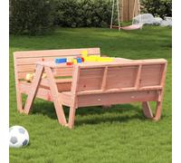 FUDUGEHMIOFWFJJ Tavolo da Picnic per Bambini in Legno Massello Douglas 88x122x58cm - Robusto e Stabile Giardino, Scuola Parco Ideale per Mangiare, Giocare e Disegnare all'Aperto - Età 2-8 Anni