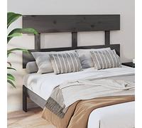 FUDUGEHMIOFWFJJ testiera letto singolo,vestiletto matrimoniale,Testiera per Letto Grigia 144x3x81 cm in Legno Massello di PinoAdatto per letti singoli, letti matrimoniali, tutti i tipi di letto