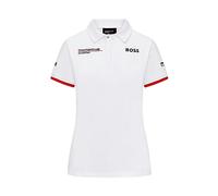 Fuel For Fans Polo da Donna della Squadra Porsche Motorsport - Bianco - Taglia: XS
