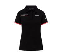 Fuel For Fans Polo da Donna della Squadra Porsche Motorsport - Nero - Taglia: XS