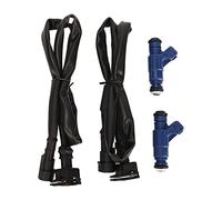 Fuel Injector Set with Pigtail Harness Premium ABS Rubber Replacement for Sportsman 700 800 EFI 2004 2010 2 Fuel Injectors 2 Pigtail Harnesses