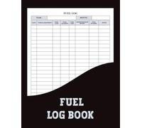 Fuel Log Book: An organized logbook for tracking fuel records for personal or business use.