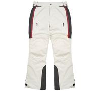 Fuel Rally 2 Pantaloni tessili per moto, bianco, taglia 36 per maschi